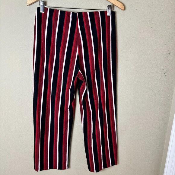URBAN OUTFITTERS Silence + Noise Pull On Striped Knit Wide Leg Pants Size Medium - Picture 5 of 9